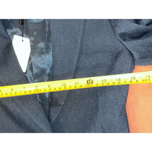 NWT REISS Neya Tailored Blazer petrol blue Women's Size 2 - Picture 11 of 14